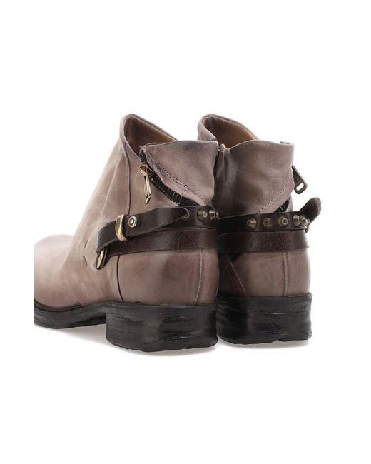 A.s.98 Pink Steve Studded Bootie