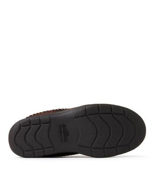 Dearfoams Brown Thompson Moccasin Toe Clog Slipper for men