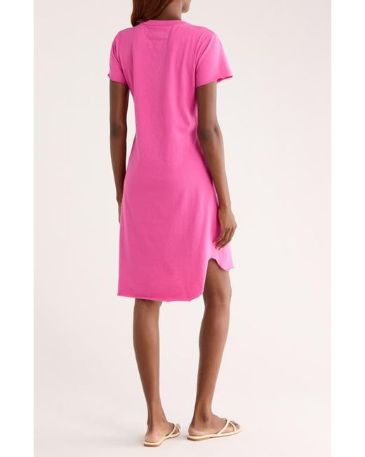 Frank & Eileen Pink Harper Perfect T-Shirt Dress