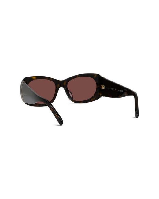 Givenchy Brown 53Mm Geometric Sunglasses