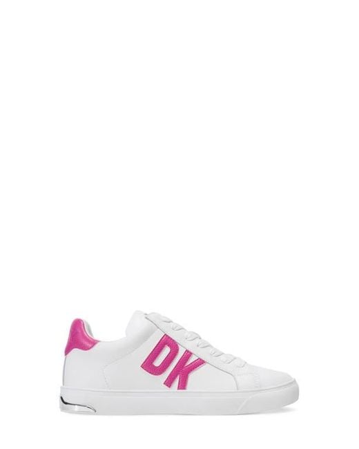 DKNY White Abeni Sneaker