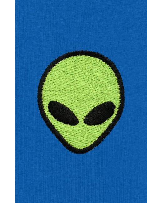Alix Blue Alien Heavyweight Tee for men