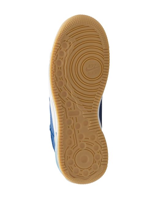 Nike Blue Air Force 1 Low Evo Basketball Sneaker for men