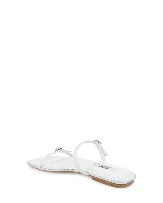 Zigi White Two-Strap Sandal