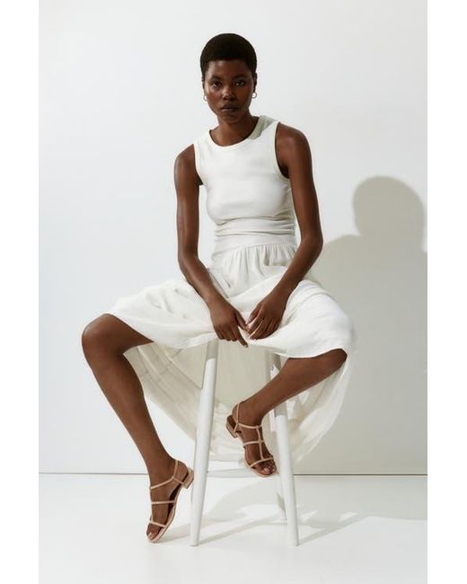 H&M Natural Strappy Sandals