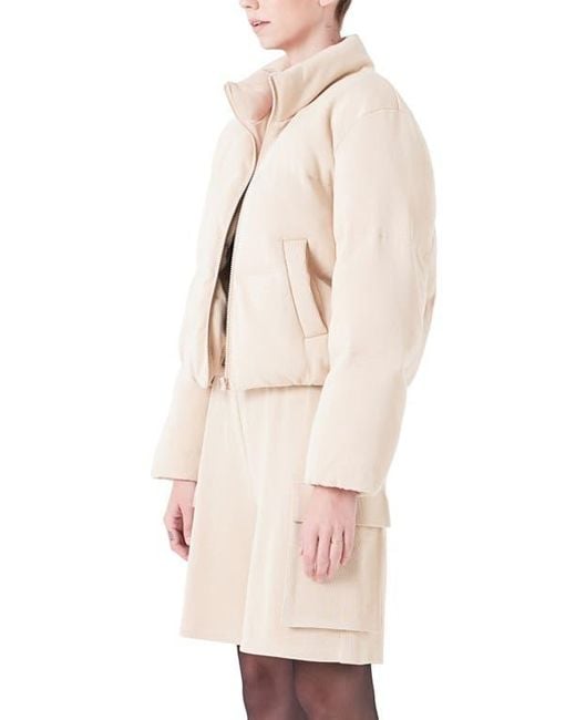 Grey Lab Natural Knit Puffer Jacket