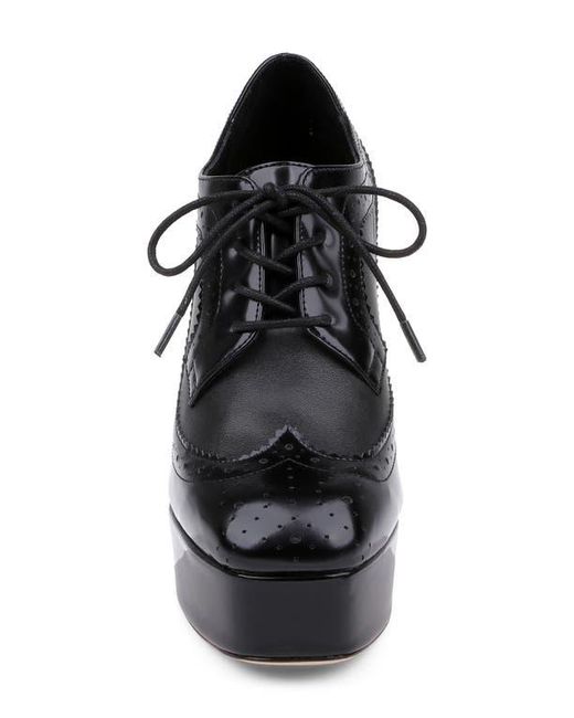 L'Agence Black Tania Platform Pump