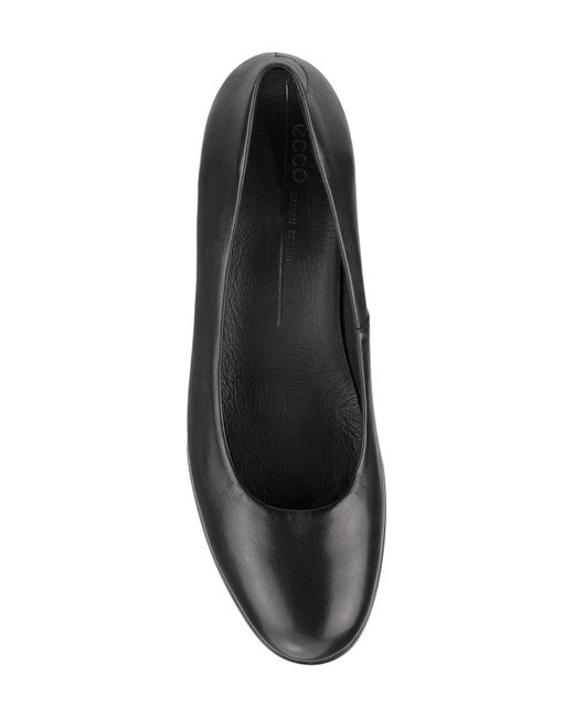 Ecco Block Heel Pump in Black Lyst