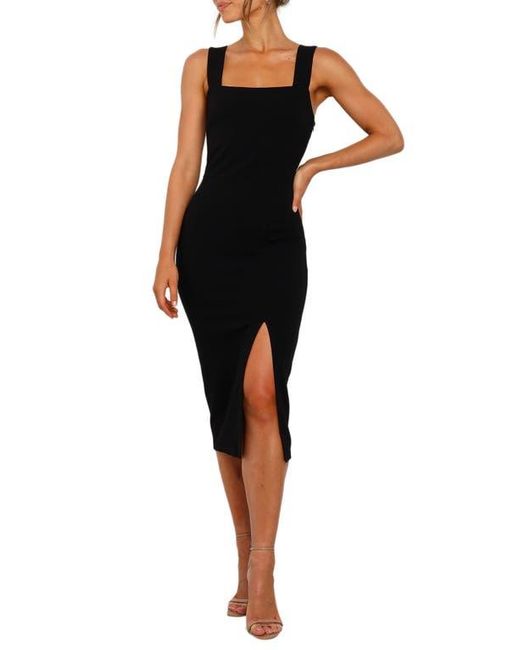 mens all black dress outfit Neve Long Sleeve Maxi Dress - Black