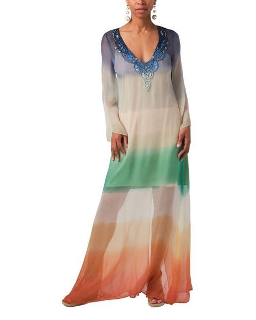 Calypso St. Barth Ophelia Dress in Green | Lyst