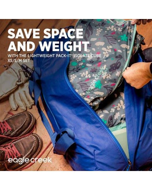 Eagle Creek Orange Pack-It Isolate Cube Set Xs/S/M