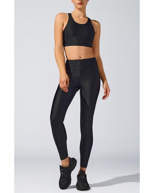 Heroine Sport Black Body High Waist Leggings