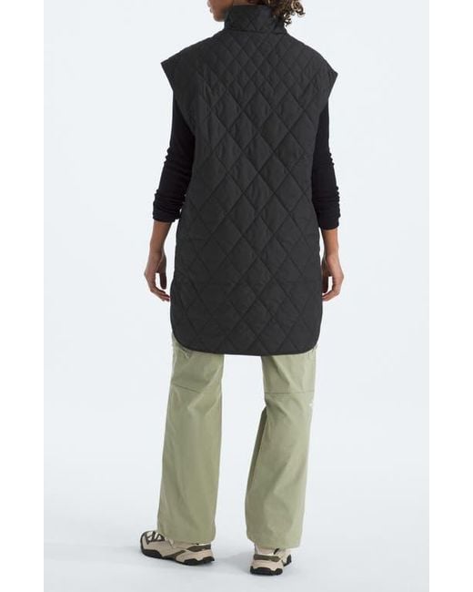 The North Face Black Diamond Peak Water Repellent Quilted Long Vest