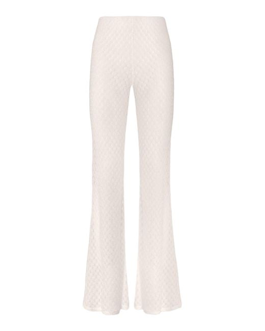 Missoni White Flared Trousers
