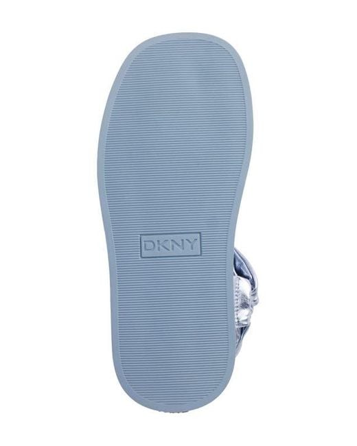 DKNY Blue Platform Sandal