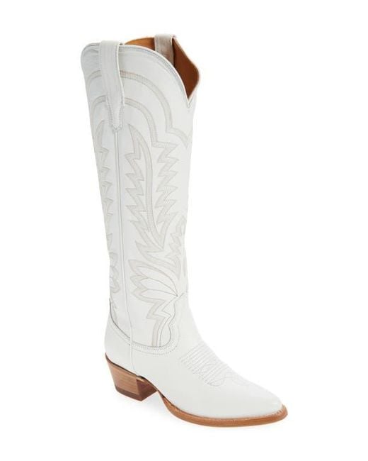 Tecovas White The Abby Western Boot