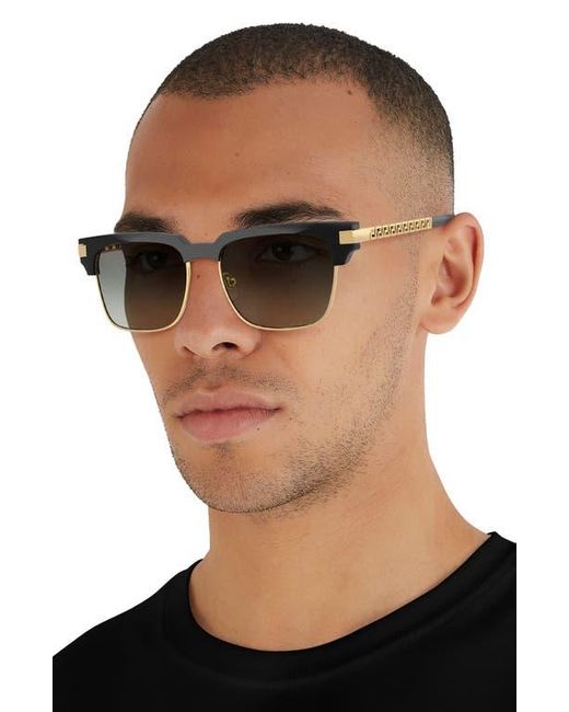 Versace Gray 55Mm Gradient Square Sunglasses for men