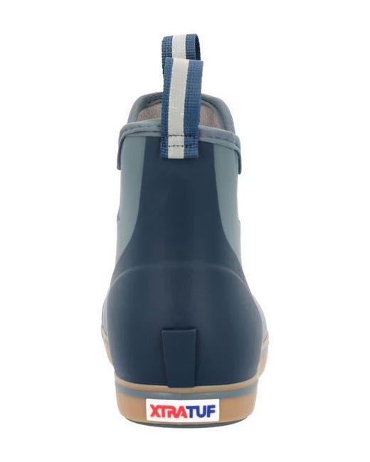XtraTuf Blue 6-Inch Ankle Deck Boot for men