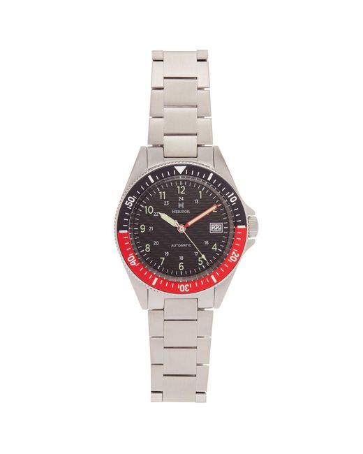 Heritor Multicolor Calder Bracelet Watch W/Date for men