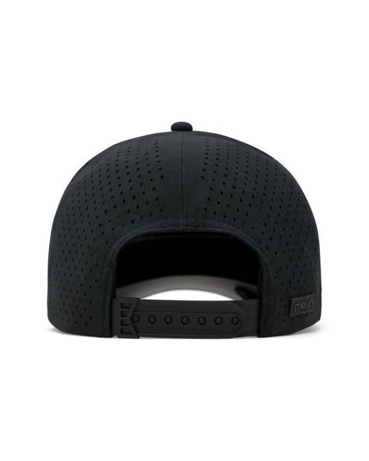 Melin Black Hydrolite A-Game Performance Snapback Hat for men