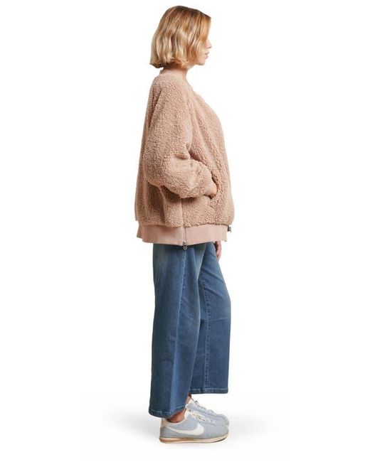 Nom Maternity Blue Cozy Before & After Maternity Jacket