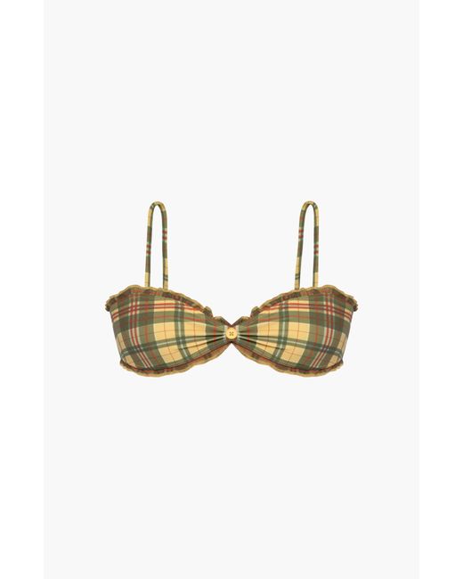 Oddli Brown Bralette Bikini Top