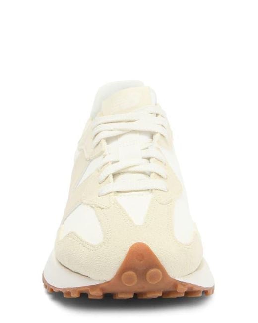 New Balance White 327 Sneaker