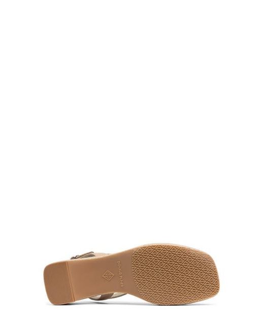 Donald J Pliner Metallic Slingback Sandal