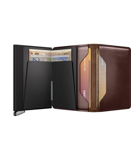 Secrid Brown Premium Slimwallet+ Dusk for men