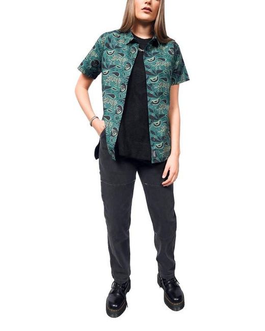 WILDFANG Green The Essential Oxford Button Up