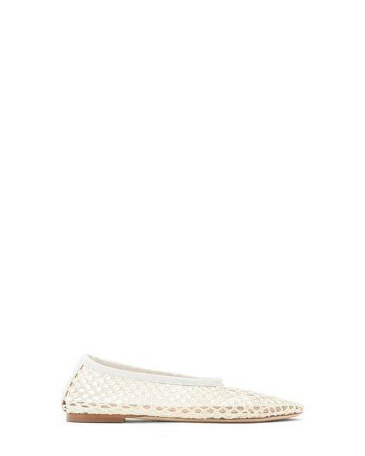 Staud Natural Alba Ballet Flat