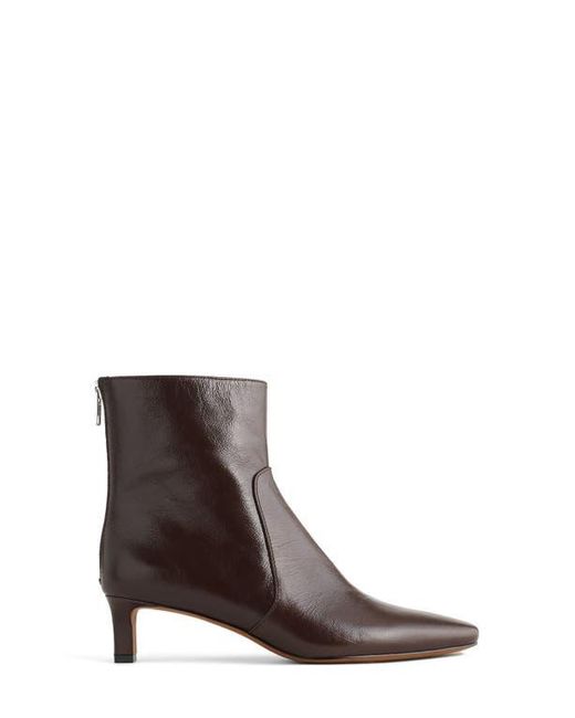 Madewell Brown The Dimes Kitten Heel Boot
