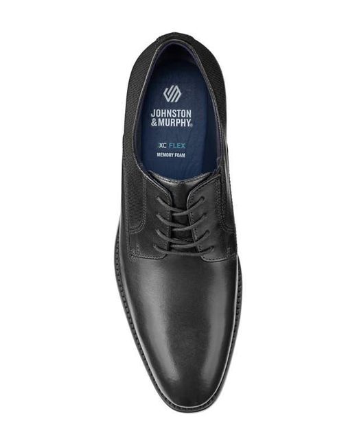 Johnston & Murphy Gray Landry Plain Toe Derby for men