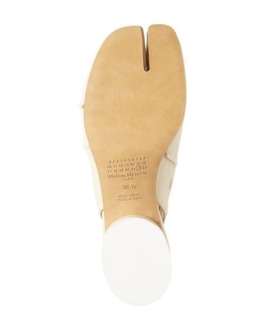 Maison Margiela Natural Tabi Slingback Pump