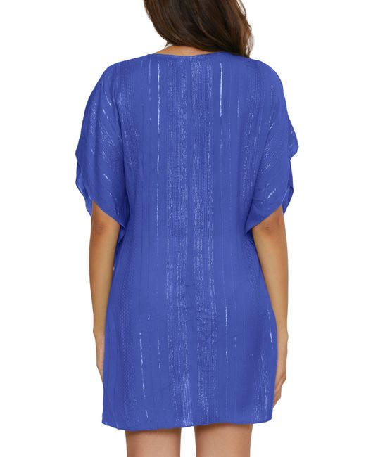 Becca Blue Radiance Woven Cover-up Tunic