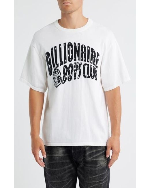 BBCICECREAM White Bb Curve Logo Graphic T-Shirt for men