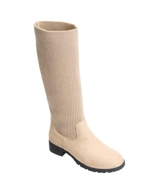 Comfortview Women's White The Antonella Tall Calf Boot