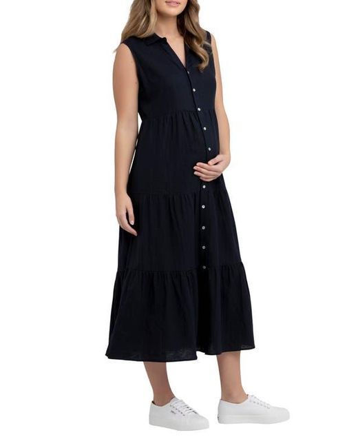 Ripe Maternity Women's Black Tracy Tiered Linen Dress - www.disolcolor.com Ripe Maternity Women's Black Tracy Tiered Linen Dress - www.disolcolor.com