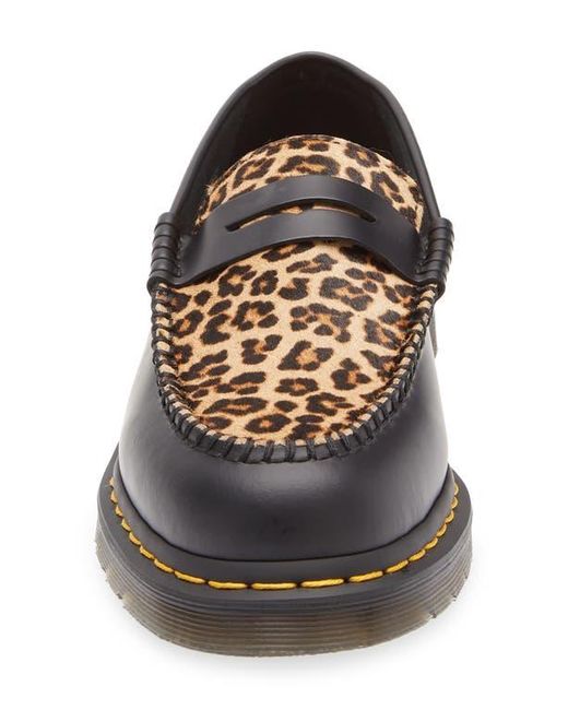 Dr. Martens Black Penton Heart Penny Loafer
