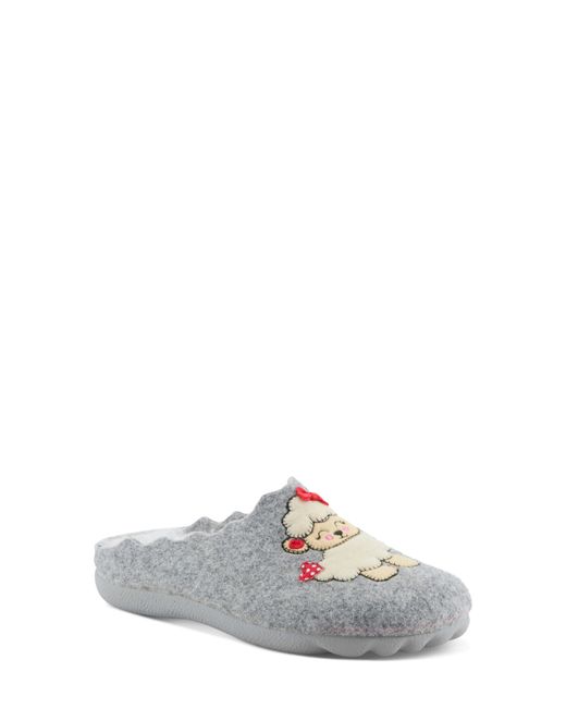 Flexus by Spring Step Gray Bopeep Mule Slipper