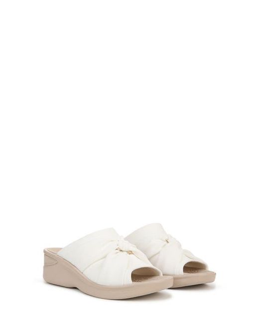 LifeStride White Serenade Slide Sandal
