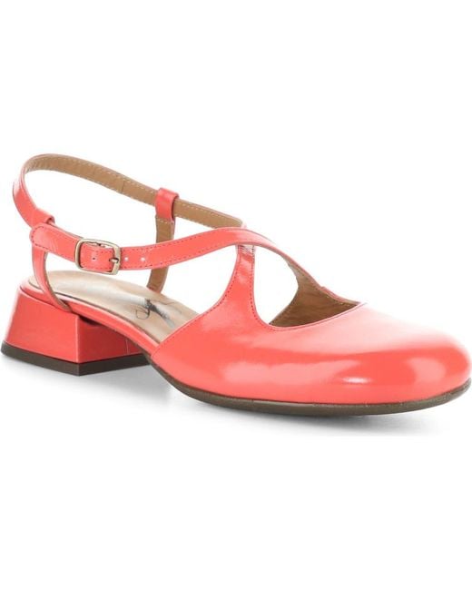Fly London Women's Pink Cark Ankle Strap Pump
