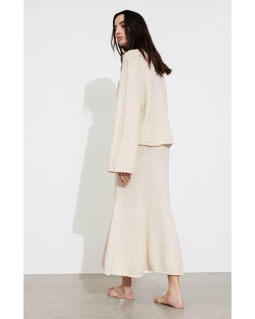 & Other Stories Natural & Texture Maxi Sweater Skirt