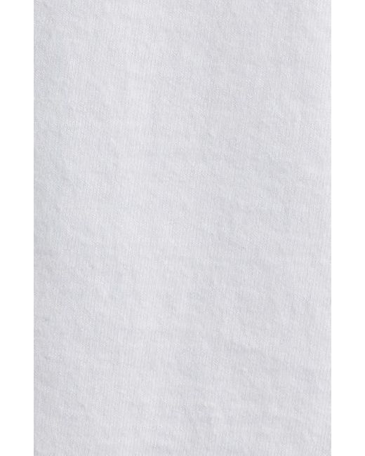 Junk Food White Little Bit Dramatic Cotton Graphic T-Shirt