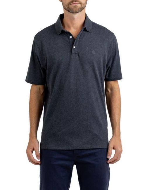 Rainforest Blue Heathered Jersey Polo for men