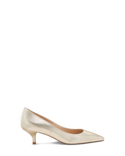 Stuart Weitzman White Stuart Power 50 Pump