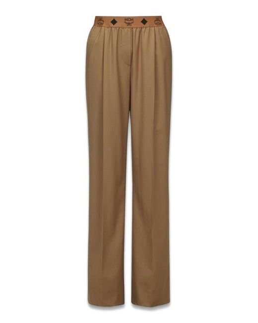 MCM Natural Monogram Pants