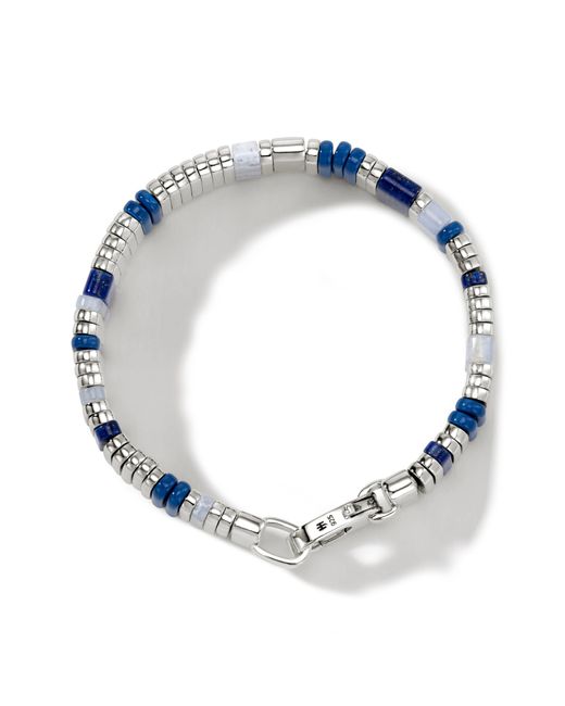 John Hardy Blue Colorblock Sterling Silver Bracelet