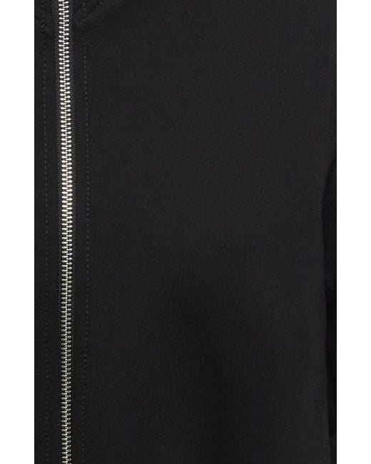 Helmut Lang Black Hooded Front Zip Jacket