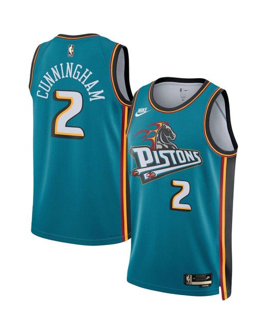 Nike Cade Cunningham Teal Detroit Pistons 2022/23 Swingman Jersey
